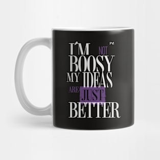 Not bossy i say the right things design Mug